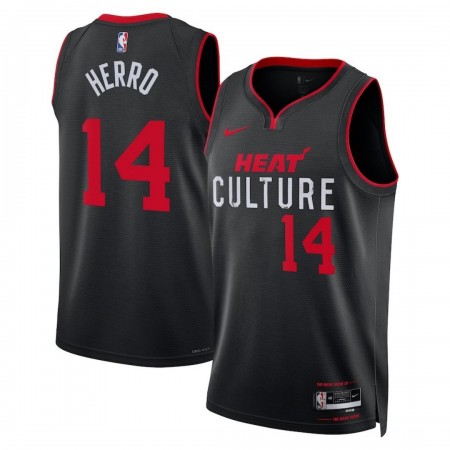 Dres Miami Heat Tyler Herro 14 Nike 2023-24 City Edition Crno Swingman